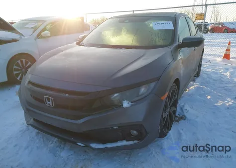 2021 Honda Civic Sport из США, поврежденный, VIN 2HGFC2F80MH555558